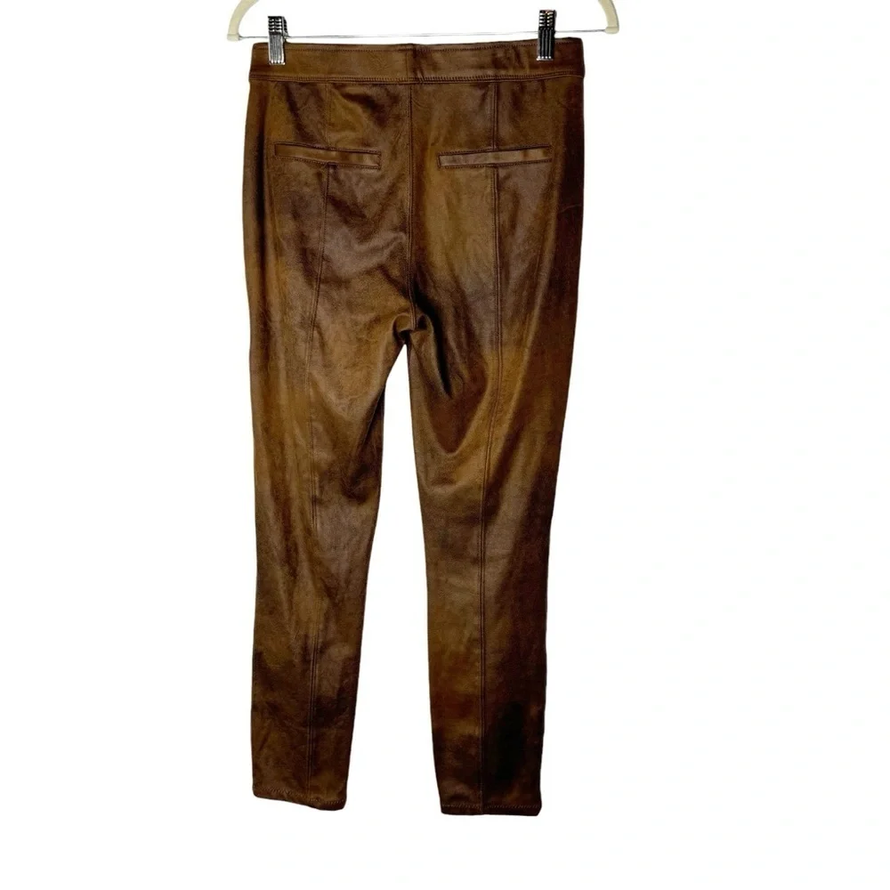 Free People Never Let You Go Faux Suede Leggings in Brown‎ 27